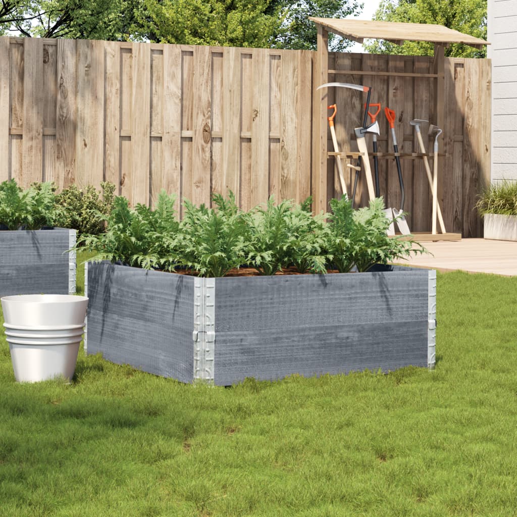 Garden Planter Brown 120X80 Cm Solid Wood Pine