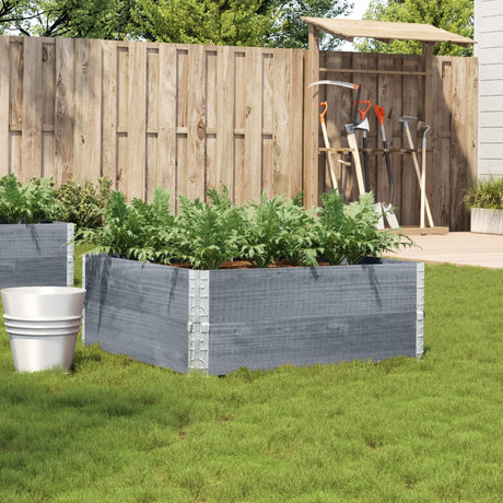 Garden Planter Brown 120X80 Cm Solid Wood Pine