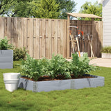 Garden Planter Brown 120X80 Cm Solid Wood Pine