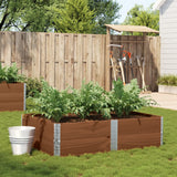 Garden Planter Brown 120X80 Cm Solid Wood Pine