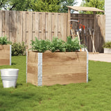 Garden Planter Brown 120X80 Cm Solid Wood Pine
