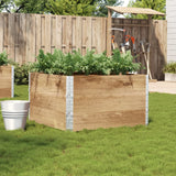 Garden Planter Brown 120X80 Cm Solid Wood Pine