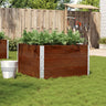 Garden Planter Brown 120X80 Cm Solid Wood Pine