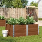 Garden Planter Brown 120X80 Cm Solid Wood Pine