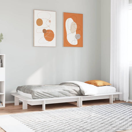 Bed Frame Without Mattress Super King Solid Wood Pine