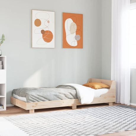 Bed Frame Without Mattress King Size Solid Wood Pine