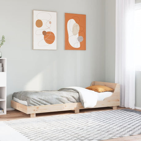 Bed Frame Without Mattress King Size Solid Wood Pine