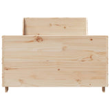 Bed Frame Without Mattress Solid Wood Pine