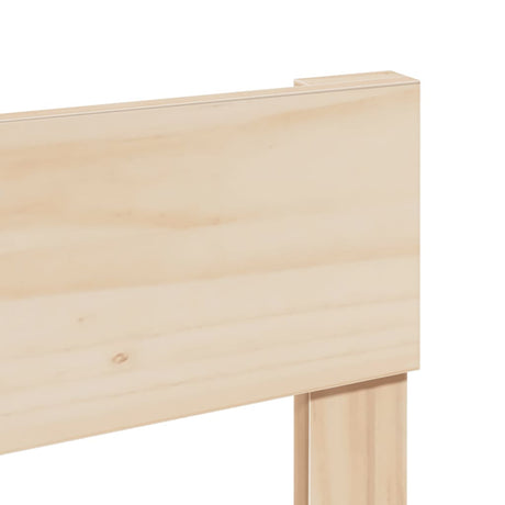 Bed Frame Without Mattress Solid Wood Pine