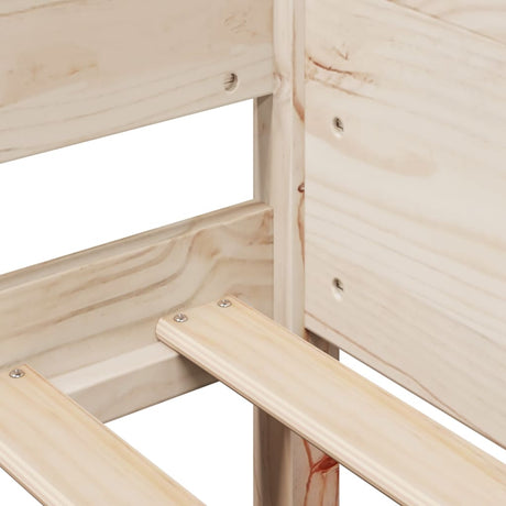 Bed Frame Without Mattress Solid Wood Pine
