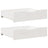 Under-Bed Drawers With Wheels 2 Pcs 80X55X17 Cm Solid Wood Pine