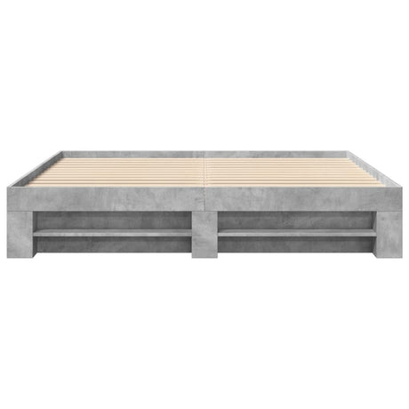 Bed Frame Without Mattress 200X200Cm Engineered Wood