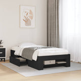 Bed Frame Without Mattress 200X200Cm Engineered Wood
