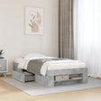 Bed Frame Without Mattress 200X200Cm Engineered Wood