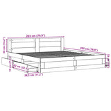 Bed Frame With Headboard Without Mattress