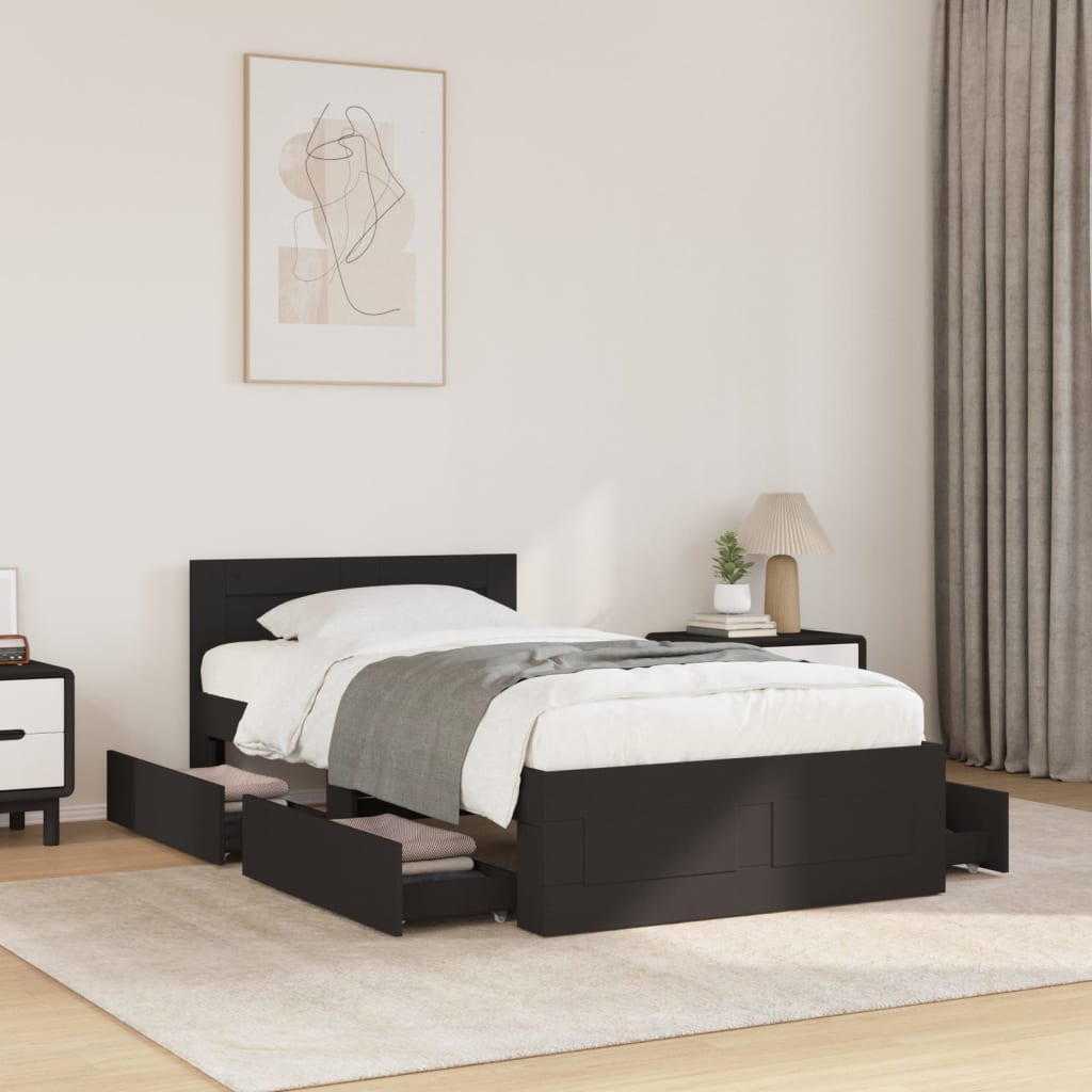 Bed Frame With Headboard Without Mattress