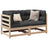 2 Piece Garden Sofa Set Solid Wood Douglas Fir