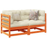 2 Piece Garden Sofa Set Solid Wood Douglas Fir