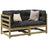 2 Piece Garden Sofa Set Solid Wood Douglas Fir