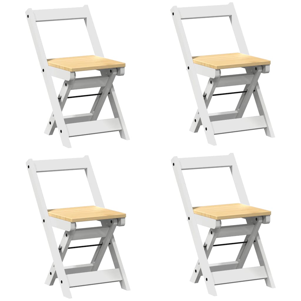 5 Piece Butterfly Dining Set Corona Foldable Pinewood