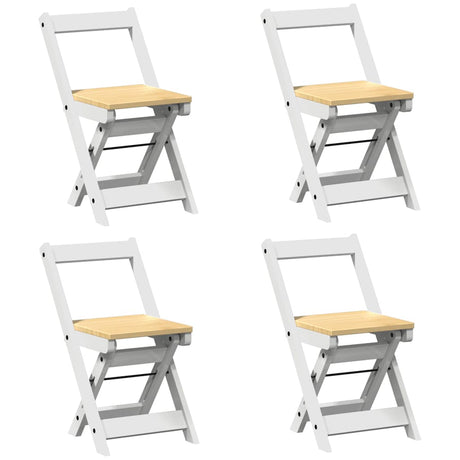 5 Piece Butterfly Dining Set Corona Foldable Pinewood