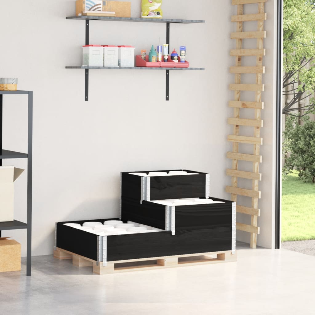 3-Tier Raised Bed 120X80 Cm Solid Wood Pine