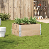 Garden Planter Brown 120X80 Cm Solid Wood Pine