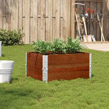 Garden Planter Brown 120X80 Cm Solid Wood Pine