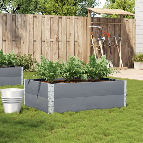 Garden Planter Brown 120X80 Cm Solid Wood Pine