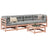 5 Piece Garden Sofa Set Solid Wood Pine