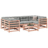 7 Piece Garden Sofa Set Solid Wood Pine