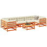 8 Piece Garden Sofa Set Solid Wood Pine