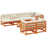 8 Piece Garden Sofa Set Solid Wood Pine