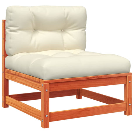 9 Piece Garden Sofa Set With Cushions Solid Wood Pine