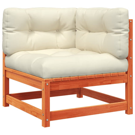 9 Piece Garden Sofa Set With Cushions Solid Wood Pine