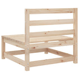 9 Piece Garden Sofa Set Solid Wood Pine