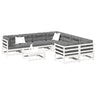 9 Piece Garden Sofa Set Impregnated Wood Pine