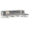 5 Piece Garden Sofa Set Impregnated Wood Pine