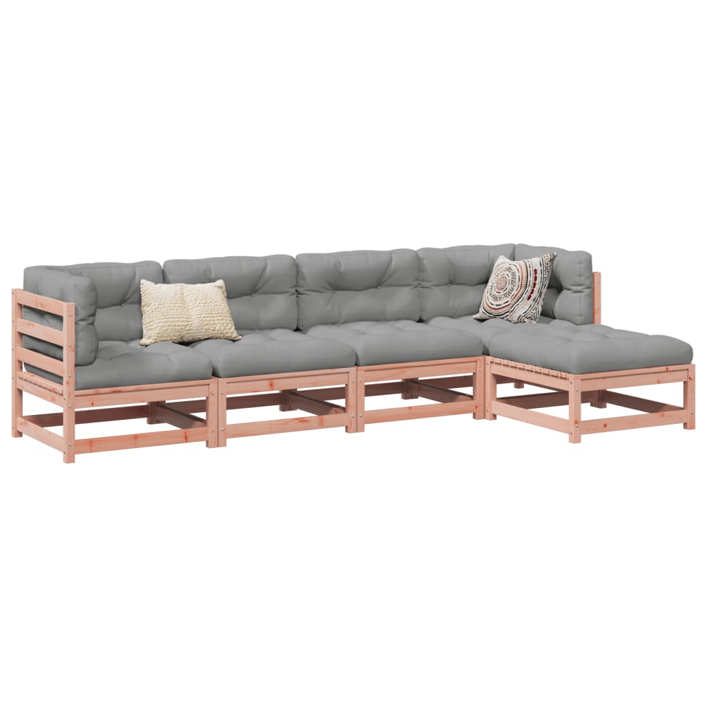 5 Piece Garden Sofa Set Impregnated Wood Pine