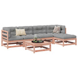 6 Piece Garden Sofa Set Solid Wood Pine