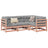 4 Piece Garden Sofa Set Solid Wood Pine
