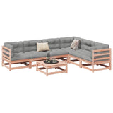 7 Piece Garden Sofa Set Solid Wood Pine