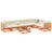 8 Piece Garden Sofa Set Impregnated Wood Pine