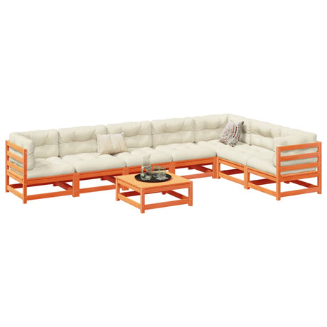 8 Piece Garden Sofa Set Impregnated Wood Pine