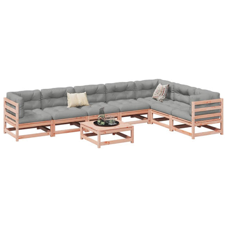 8 Piece Garden Sofa Set Impregnated Wood Pine