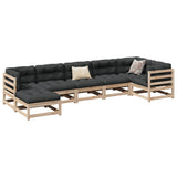 7 Piece Garden Sofa Set Impregnated Wood Pine