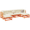 6 Piece Garden Sofa Set Solid Wood Douglas Fir