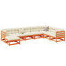 8 Piece Garden Sofa Set Solid Wood Douglas Fir
