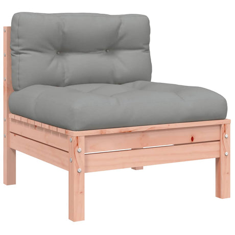6 Piece Garden Sofa Set With Cushions Solid Wood Douglas Fir