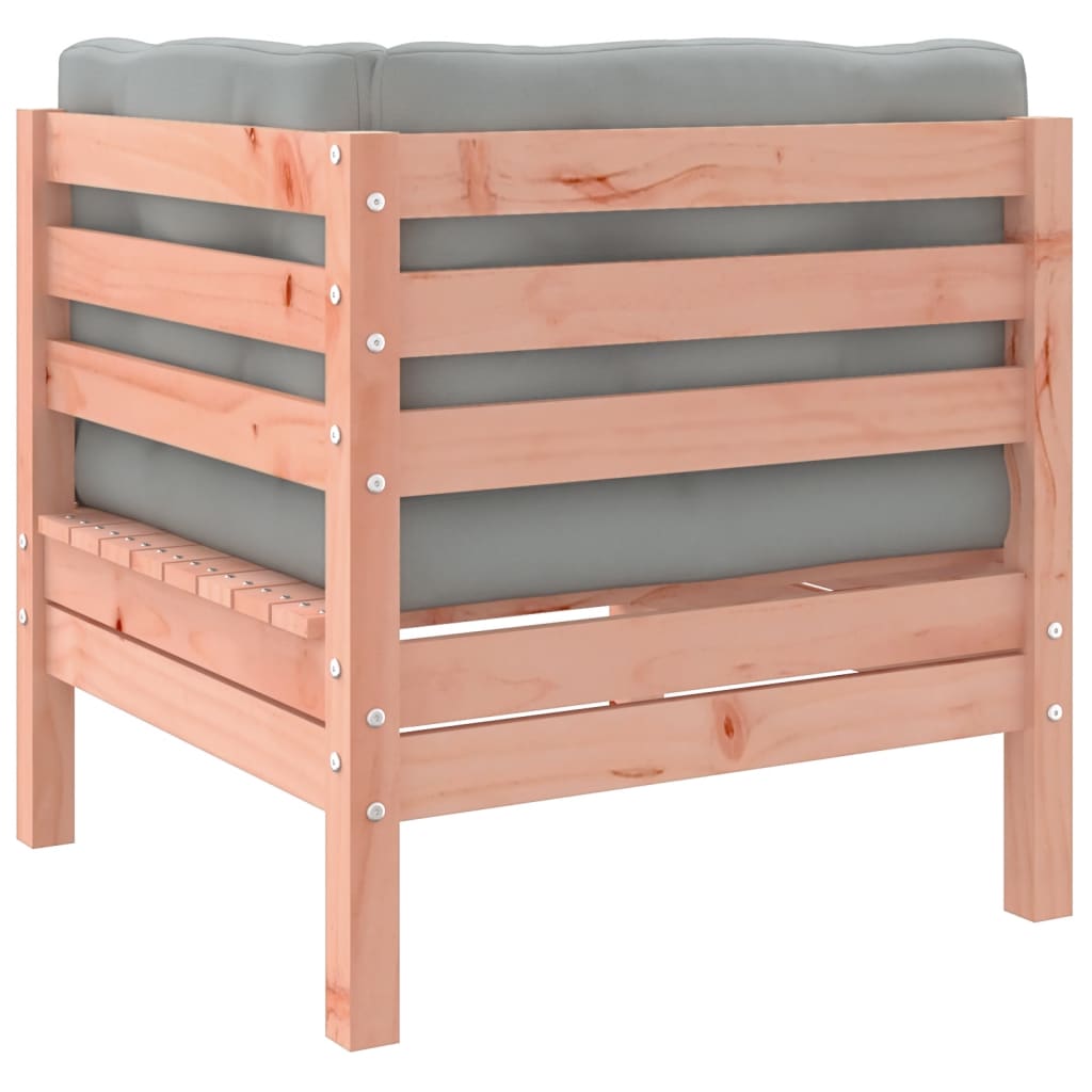 6 Piece Garden Sofa Set With Cushions Solid Wood Douglas Fir